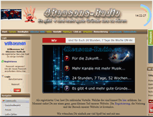 Tablet Screenshot of 4reasons-radio.de